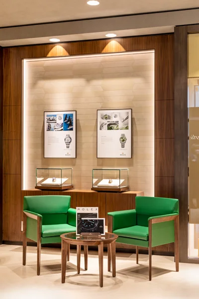 fotografo interni rivenditore rolex